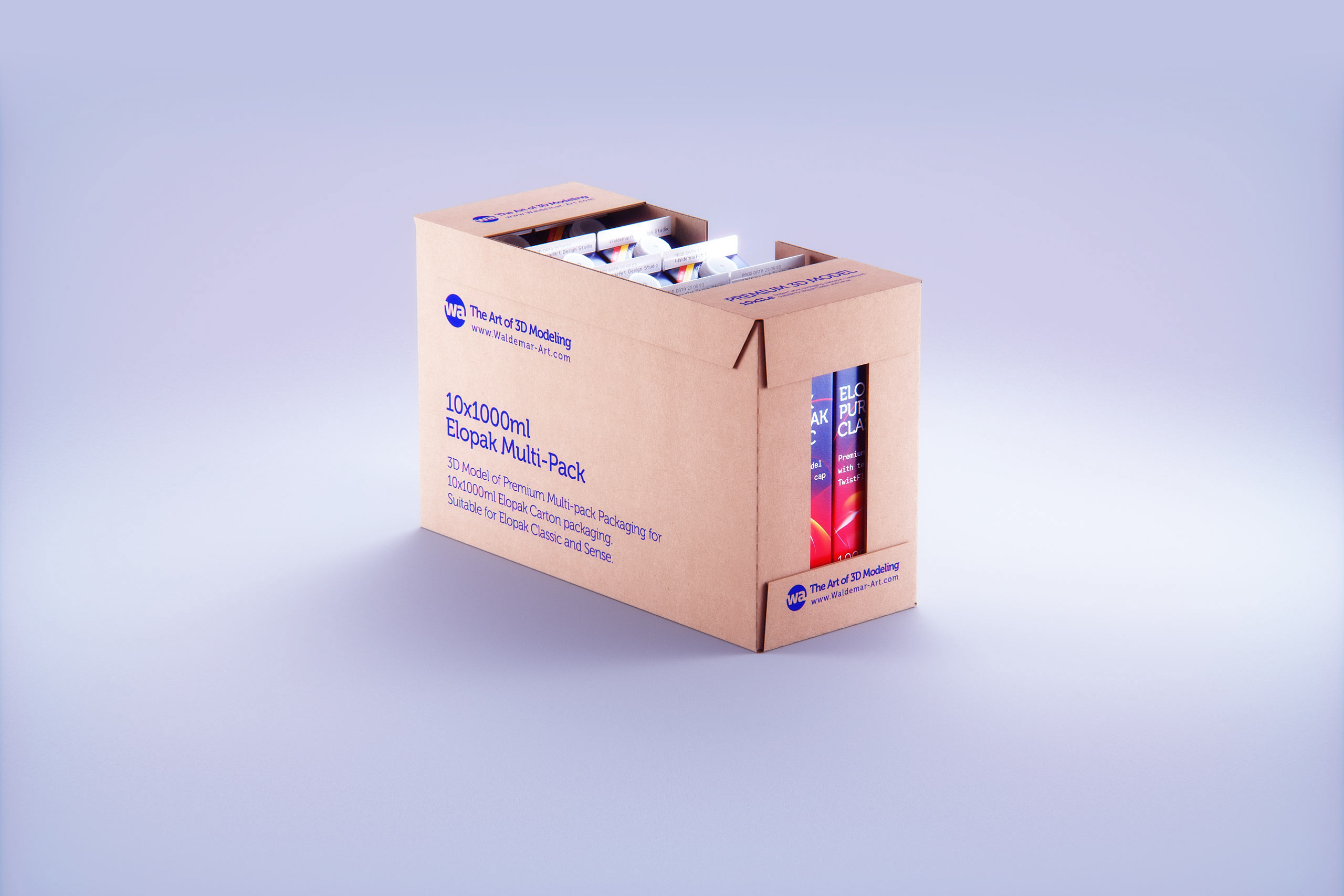 Elopak 3d packaging model