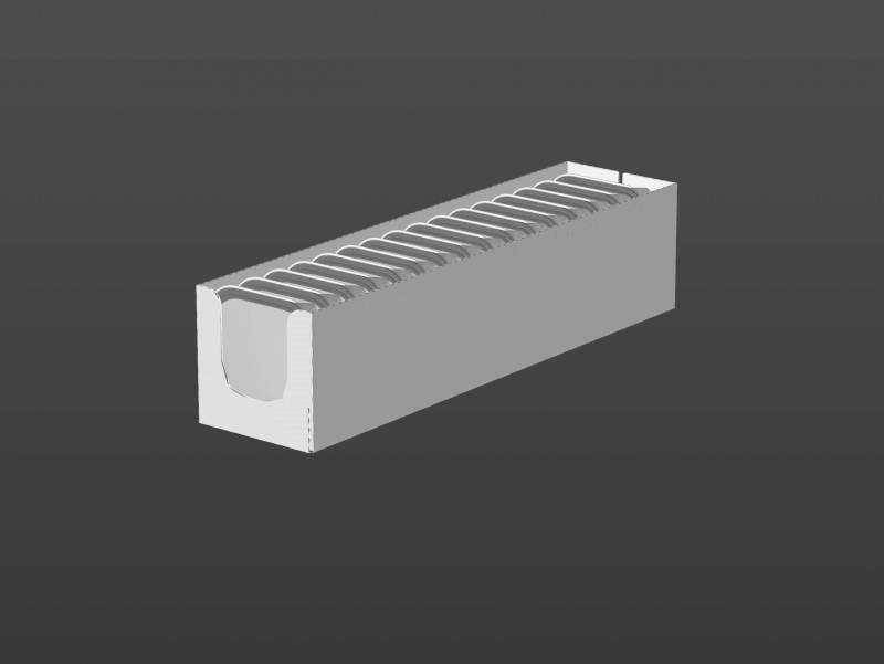 Cardboard multi-pack packaging for 16x100g aluminum trays of pet food premium 3d model