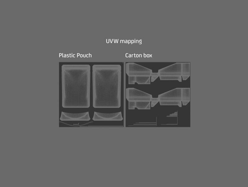 Premium 3D model of carton multi-pack packaging for 16x75g plastic pouches of pet food