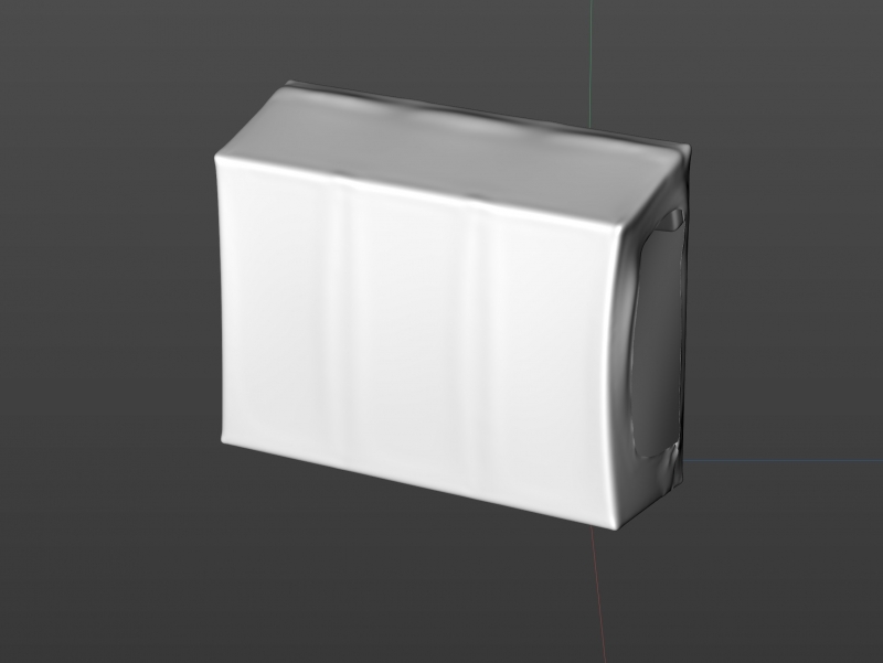 Premium 3D Model of 3x200ml Tetra Brik Edge Cartons in Shrink Film Wrap