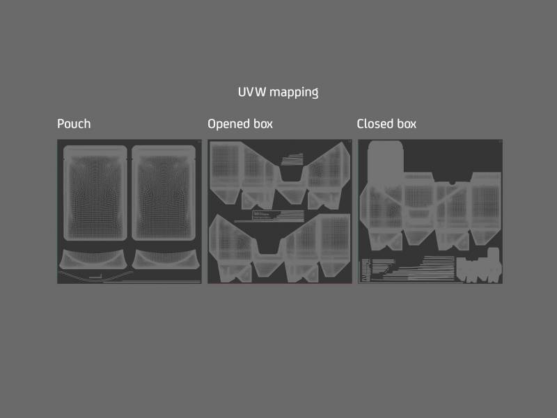 Premium 3D model of carton multi-pack packaging for 6x70g plastic pouches of pet food