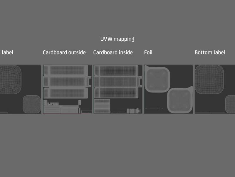 Premium 3D model of cardboard multi-pack packaging for 9x300g aluminum trays of pet food