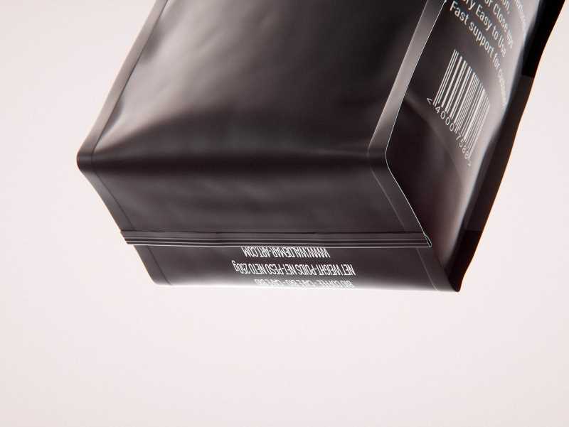 Bio Coffee beans Plastic Bag 250g packaging 3d model