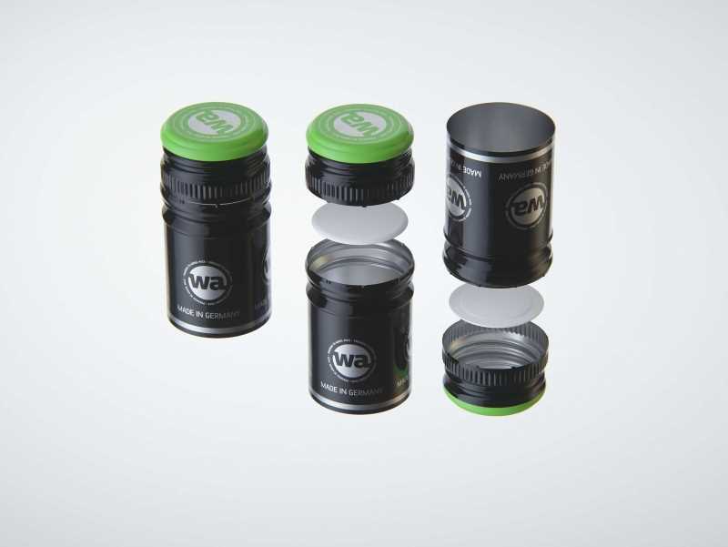 3D model of the Merlot Wine Standard Bottle 750ml with screw cap and glass of wine