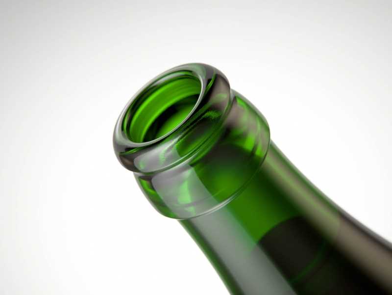 Standard Beer Bottle 3D model NRW 500ml with Crown cork and labels