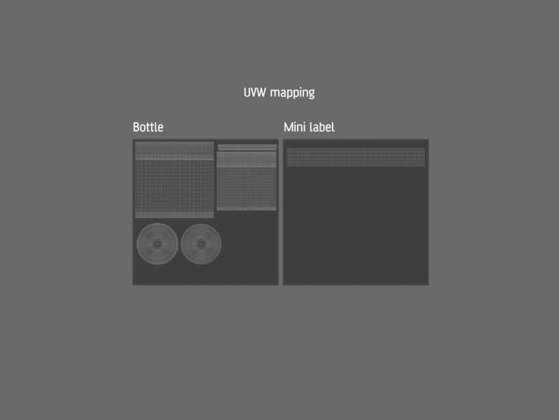 Body Wash/Shower Mousse 200ml metal bottle packaging 3D model