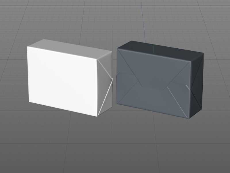 Butter Block 250g packaging 3d model