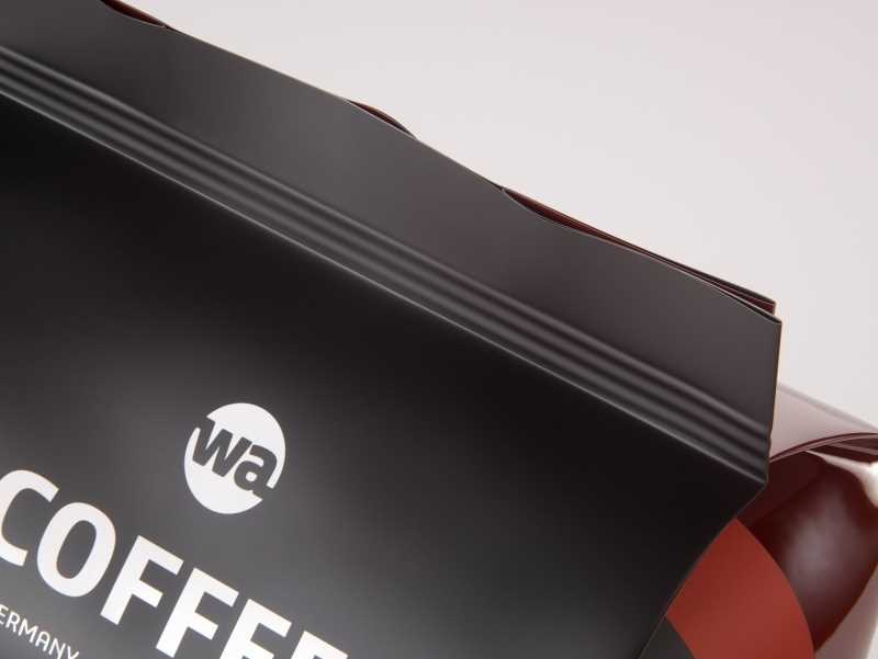 Plastic Coffee Bag 1000g (Wide) for Roasted Coffee packaging 3d model