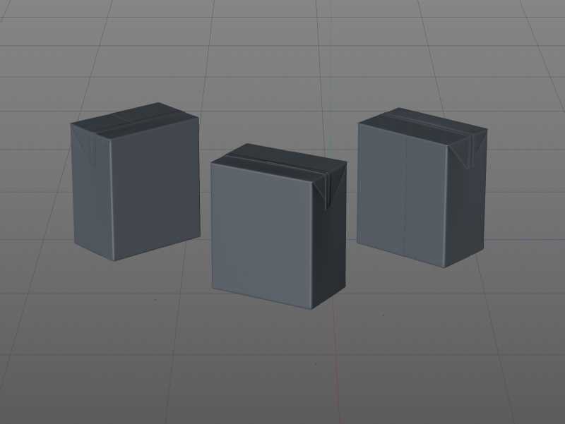 SIG combiBloc Compact 300ml with perforation, straw hole and no opening packaging 3D model