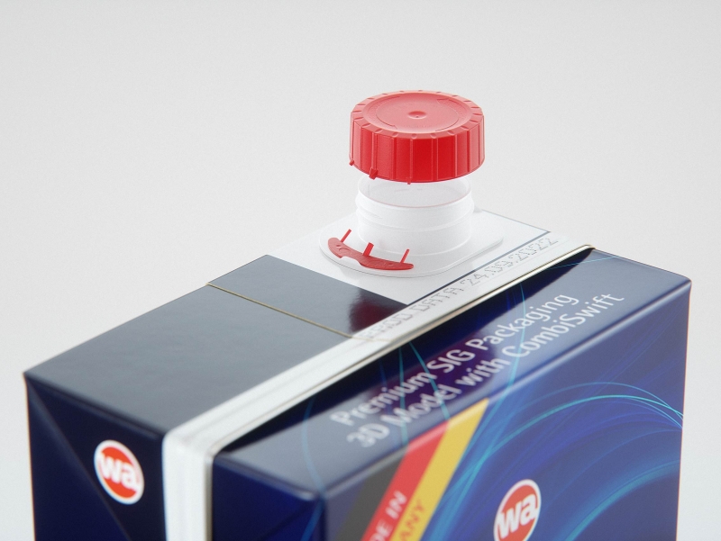 SIG CombiBloc Maxi 1500ml carton packaging 3d model with CombiSwift