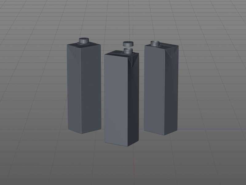 3D model of the SIG Combibloc Premium packaging 1000ml with combiSwift closure