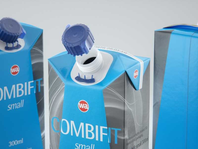 SIG combiFit Small 300ml with combiSmart closure packaging 3D model