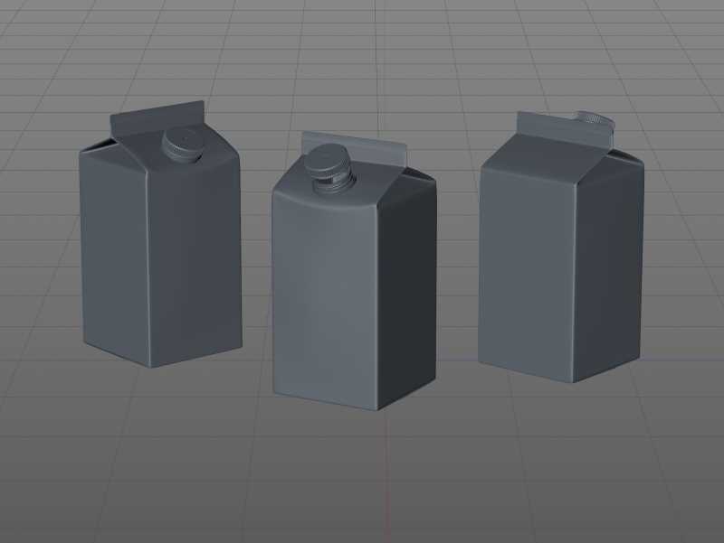 Elopak Pure-Pak Diamond 1500ml Premium packaging 3D model pack