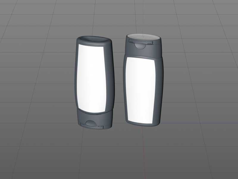 Flower Honey Plastic Pack 350g Packaging 3D model