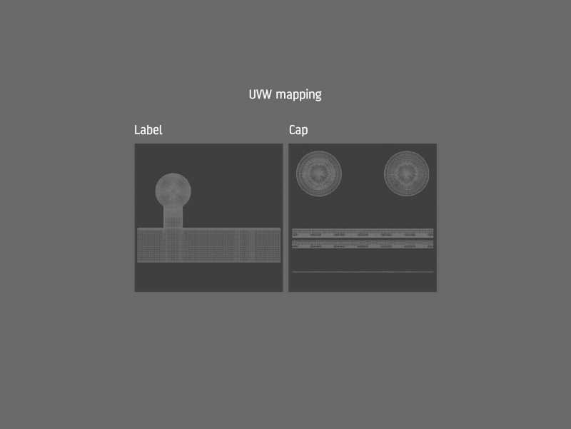 Wild Flower Honey Glass Jar 500g packaging 3d model