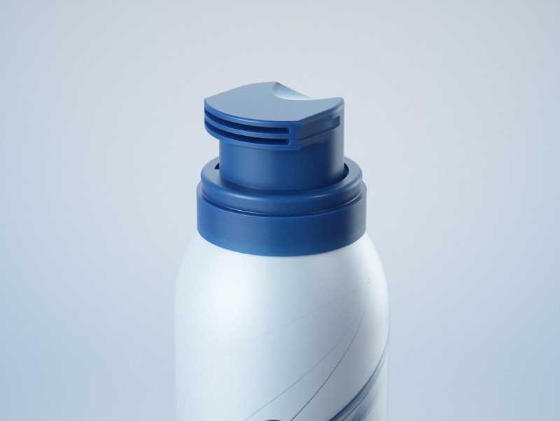 Foam Hair Conditioner 180ml metal bottle packaging 3d model
