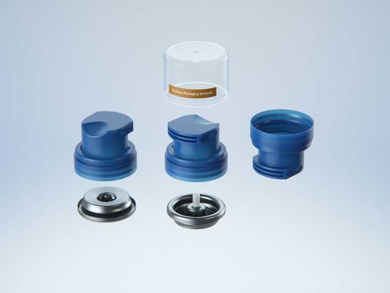 Foam Hair Conditioner 180ml metal bottle packaging 3d model