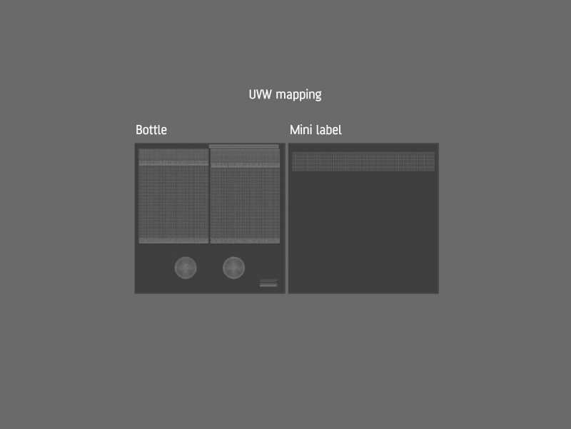 Foam Hair Conditioner 180ml metal bottle packaging 3d model