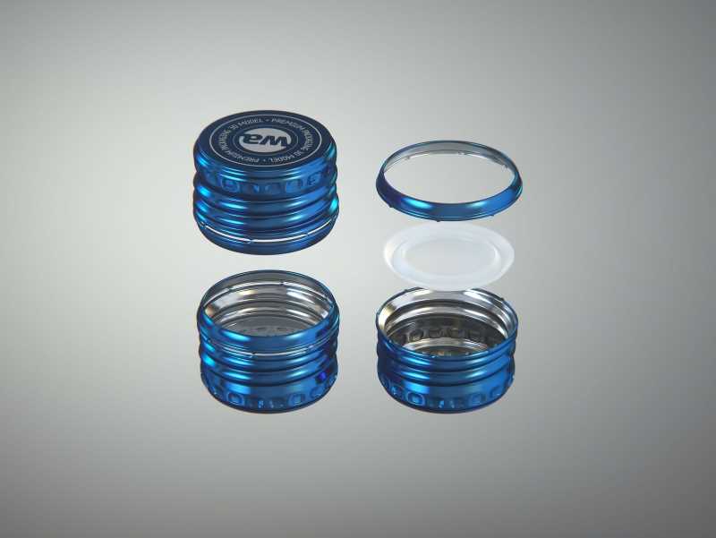 Ball/Rexam Fusion metal bottle 330ml premium 3d model with ROPP and Crown closures