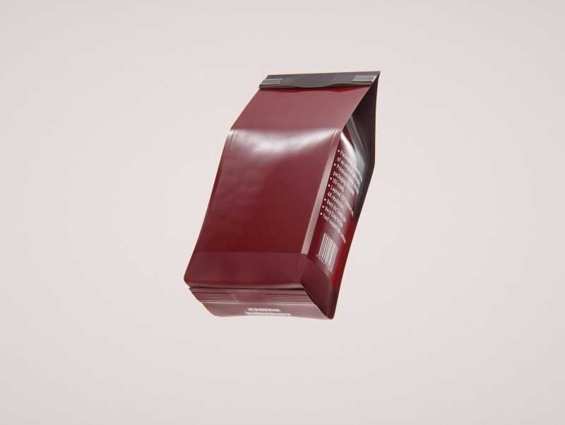 Ground Coffee Bag 200g packaging 3d model