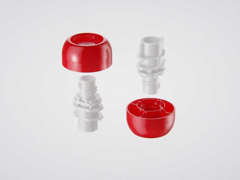 Gualapack Pouch 200g packaging 3d model with babyCap