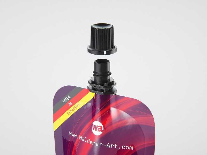 Gualapack Spouted Pouch 120g packaging 3d model with Standard Cap