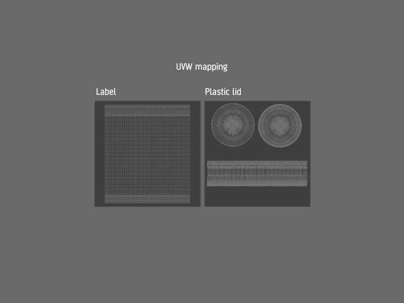 Hair Spray Metal Bottle 250ml packaging 3d model