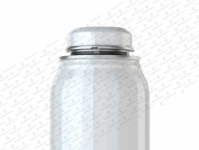 Packaging MockUp of Metal Bottle For Juices and other drinks