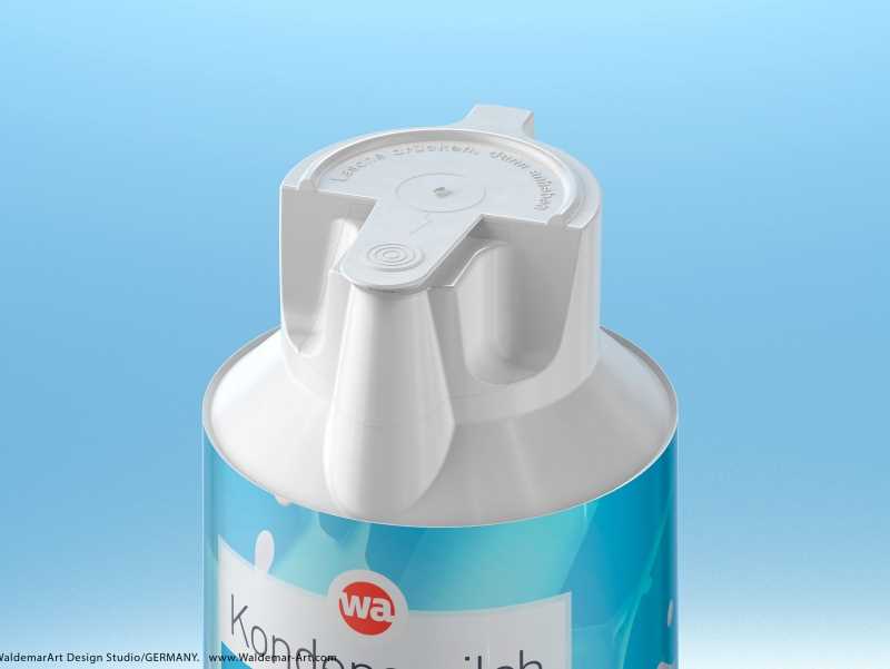 Coffee milk 200g packaging 3d model of the plastic package for Coffee Cream