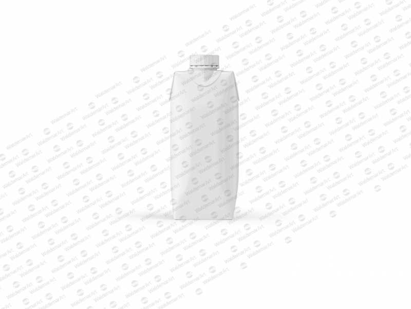 Tetra Pack Prisma 330ml with DreamCap Mock-up - Front view