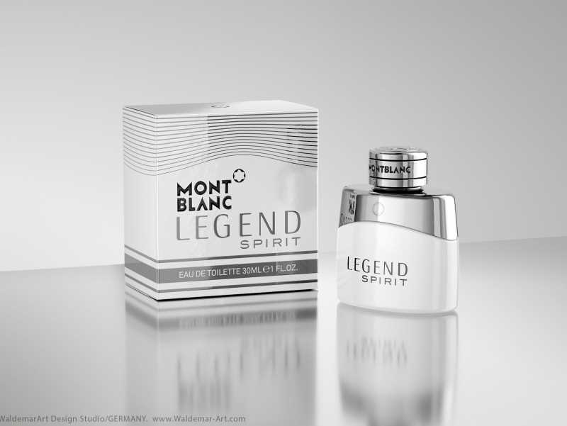 MontBlanc Legend Spirit 3D scene (Octane) and packaging model pack