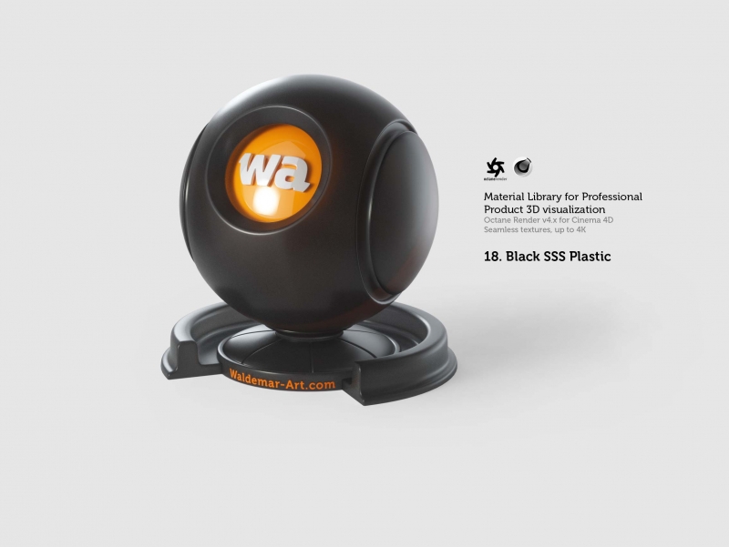 Octane 4+ for Cinema 4D (Compatible with version 2024) Materials Pack 1 - Hard Surfaces [27 items] (Glass, Plastic, Metal, Paper, Cork, PET etc)
