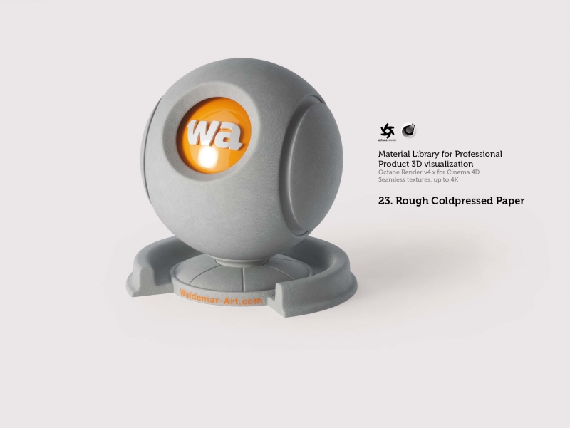 Octane 4+ for Cinema 4D (Compatible with version 2024) Materials Pack 1 - Hard Surfaces [27 items] (Glass, Plastic, Metal, Paper, Cork, PET etc)