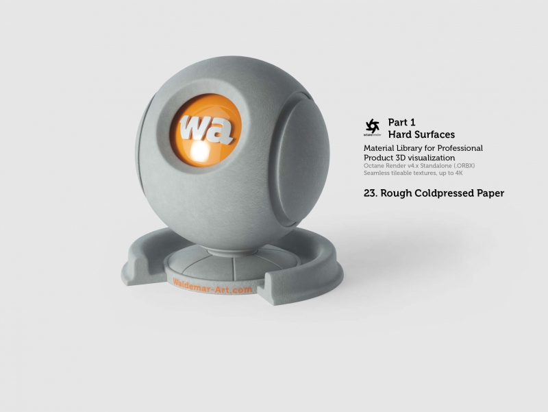 Octane 4+ Standalone Materials Pack 1 - Hard Surfaces [27 items] (Glass, Plastic, Metal, Paper, Cork, PET etc)