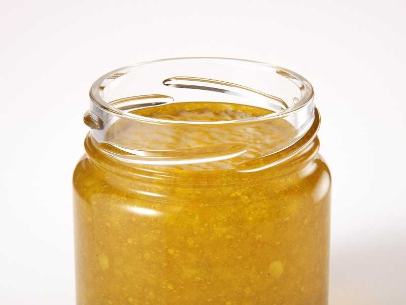 Pear Sauce Glass Jar 120g/90ml packaging 3d model