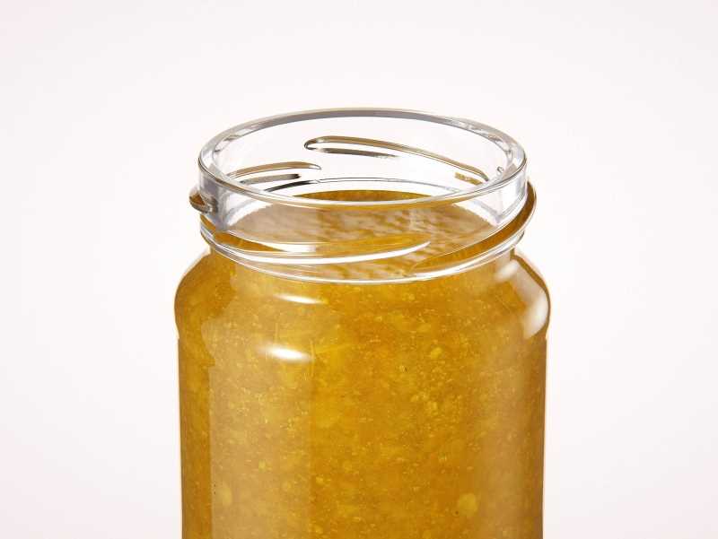 Pear Sauce Glass Jar 125ml packaging 3d model