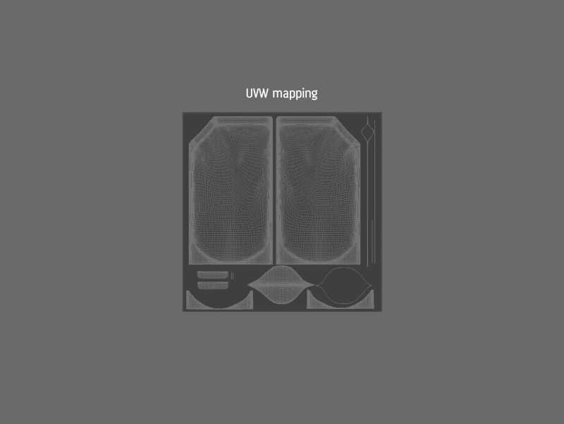 Plastic Stand-Up Pouch 500ml for hand wash packaging 3D model