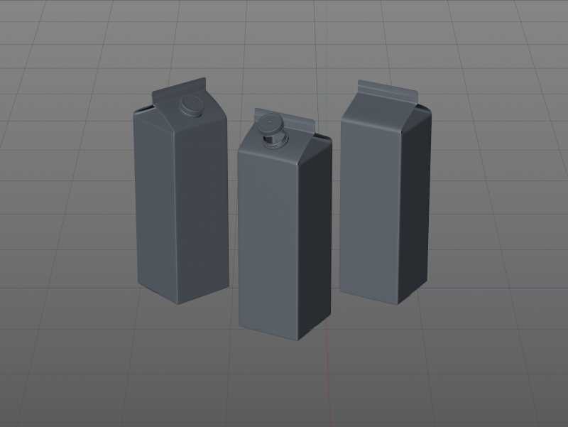 Elopak Pure-Pak Classic 1000ml packaging 3d model