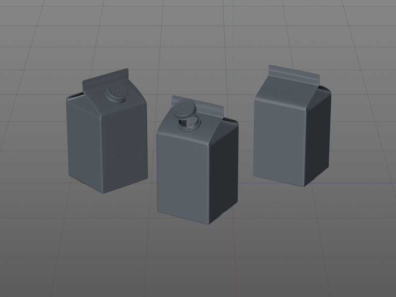 Elopak 3d model - Pure-Pak Classic 500ml packaging 3d model