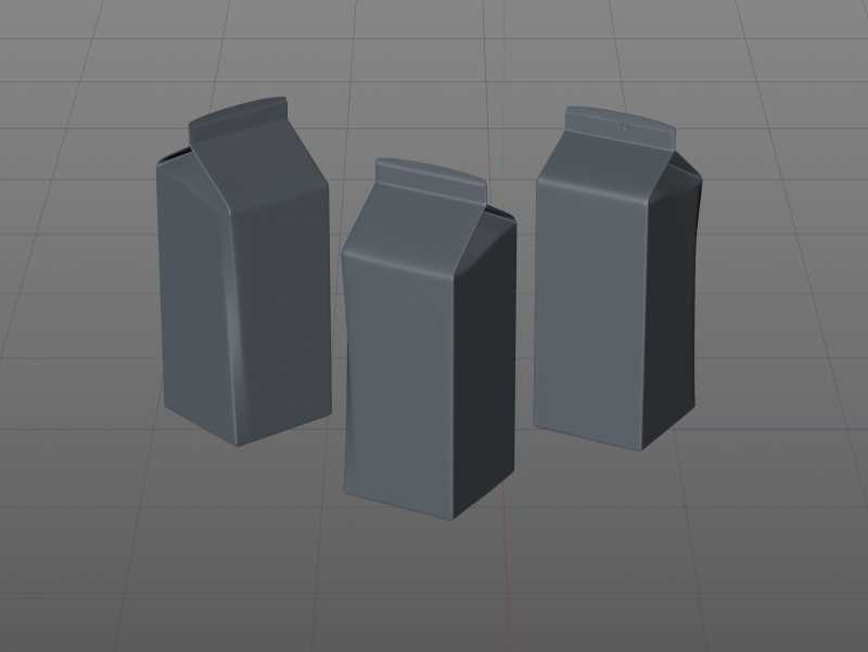 Elopak Pure-Pak Sense 750ml (no opening) Premium carton packaging 3D model pack