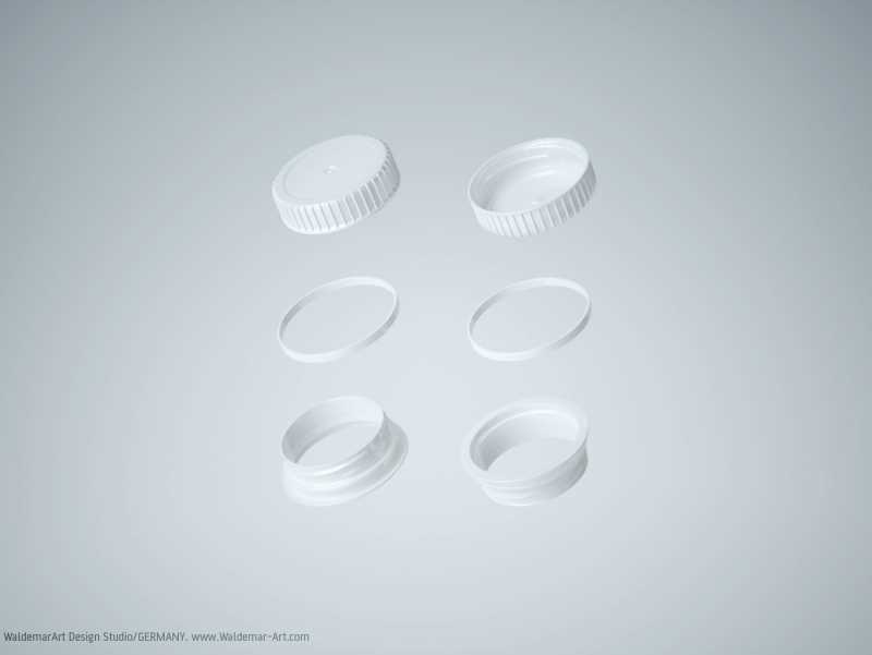 Elopak Pure-Pak Sense Fresh 500ml Carton packaging 3D model