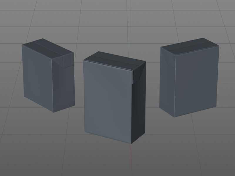 Tetra Pack Recart 340, 390 and 440ml carton packaging 3D model pak