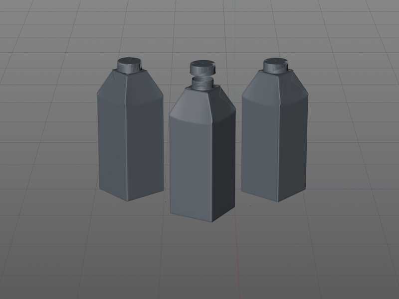 SIG Combidome 750ml premium carton packaging 3D model pak