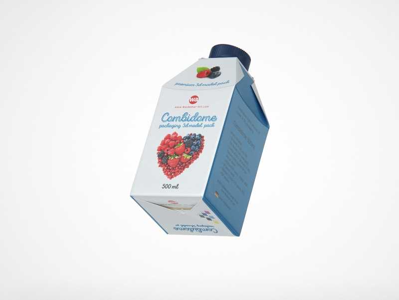SIG Combidome 500ml carton packaging 3D model