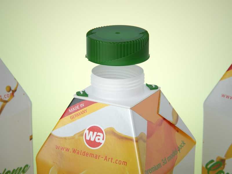 SIG Combidome 750ml premium carton packaging 3D model pak