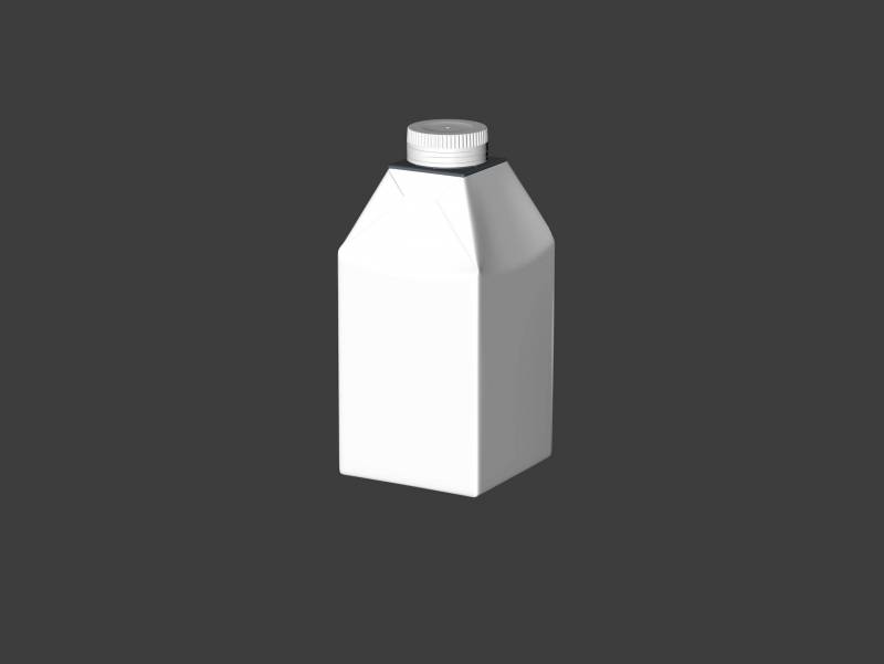 SIG DOME (CombiDome) 500ml with tethered cap DomeTwist premium carton packaging 3d model