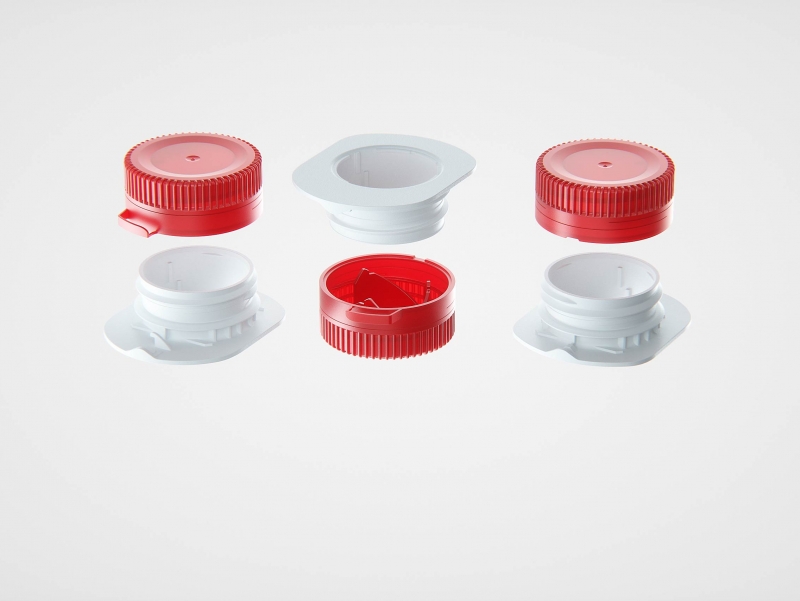 SIG MidiFit 1000ml with tethered cap SwiftCap premium carton packaging 3D model