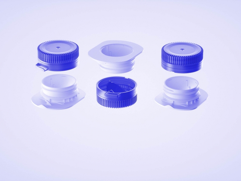 Premium packaging 3D model of SIG StandardBloc 1000ml with a tethered cap SwiftCap