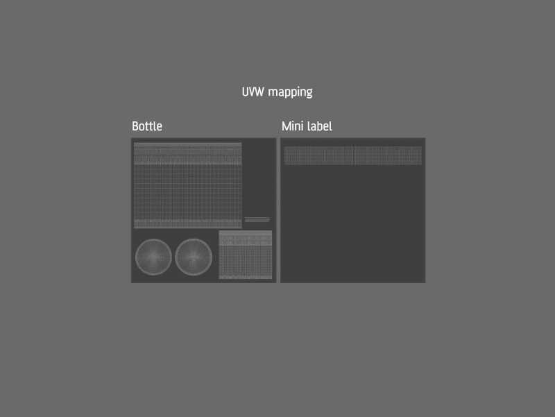 Shaving Foam Metal Bottle 50ml Packaging 3D model