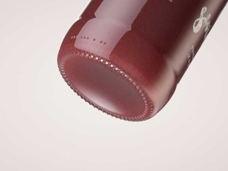 Smoothie/Juice Glass Bottle 250ml packaging 3D model pack